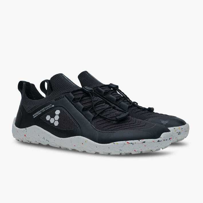 Vivobarefoot Men's Primus Trail Knit FG - Obsidian/White - Image 4